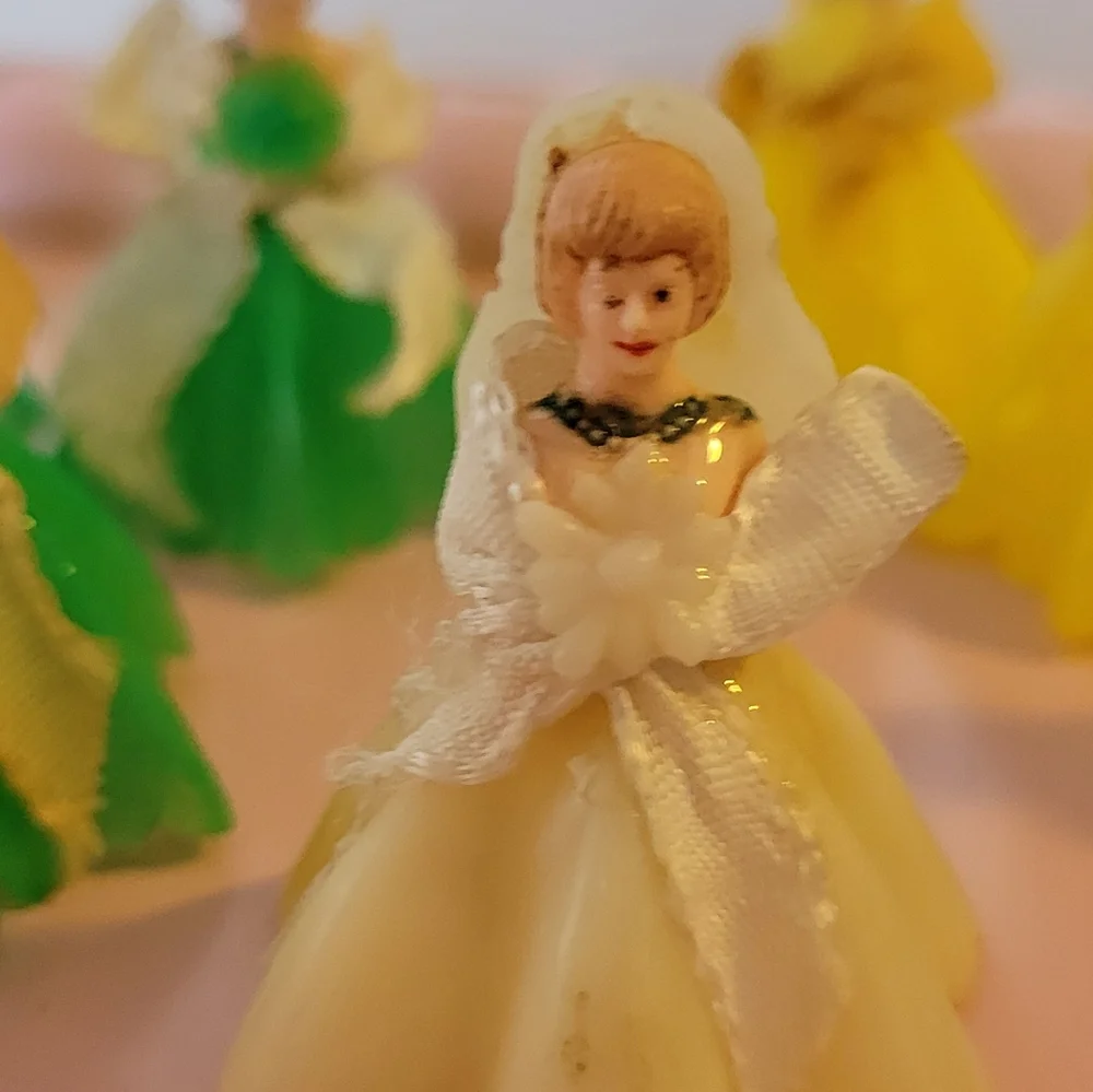 Vintage Wilton Cake Toppers ~ Bridal Party & Bride ~ Retro ~ Cute ~ MCM
